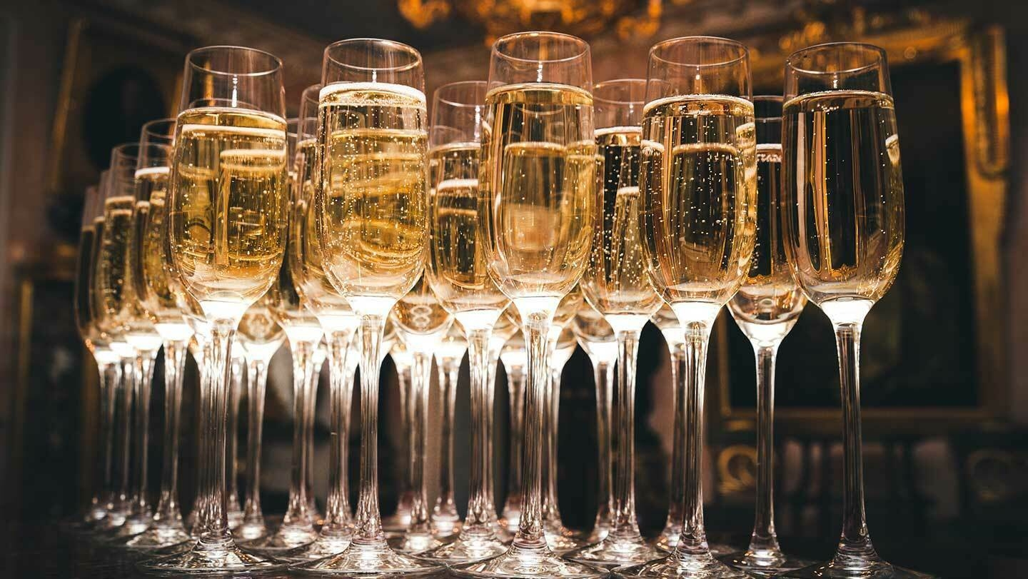 Champagne glasses
