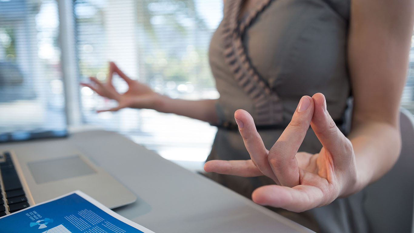 Desk yoga 1