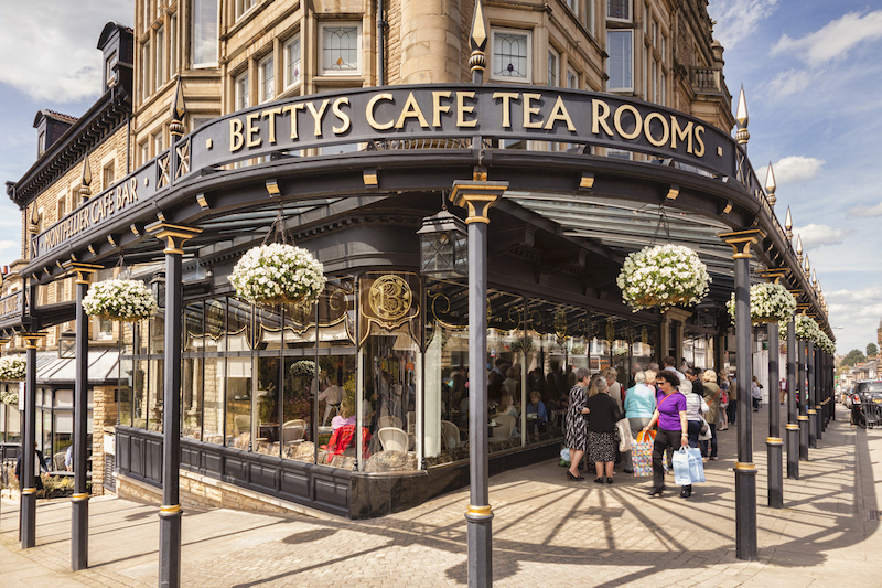 Bettys cafe tea room harrogate north east i Stock 1060813262