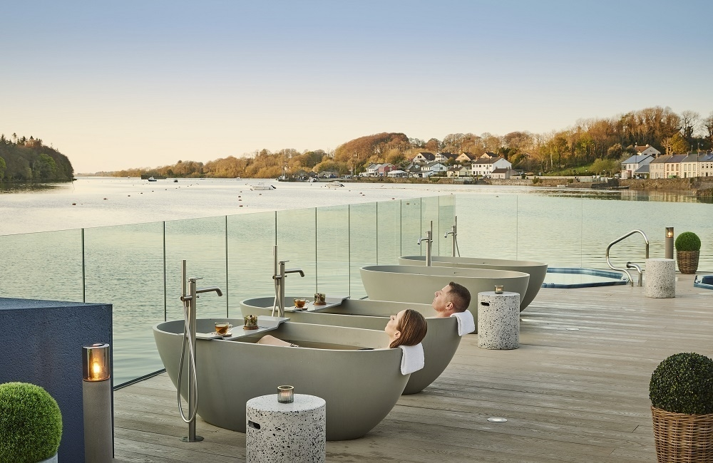 Chill Spa at The Ice House baths on terrace