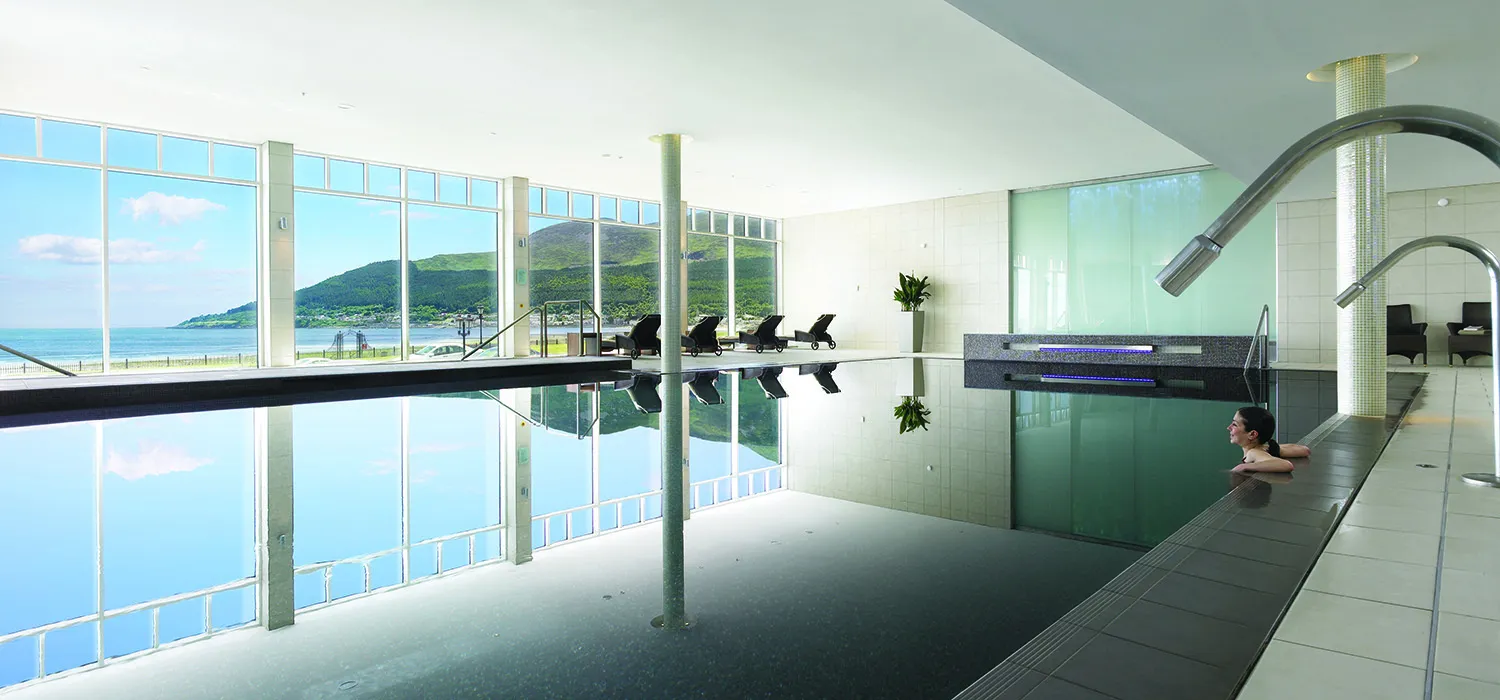Slieve donard swimming pool with view