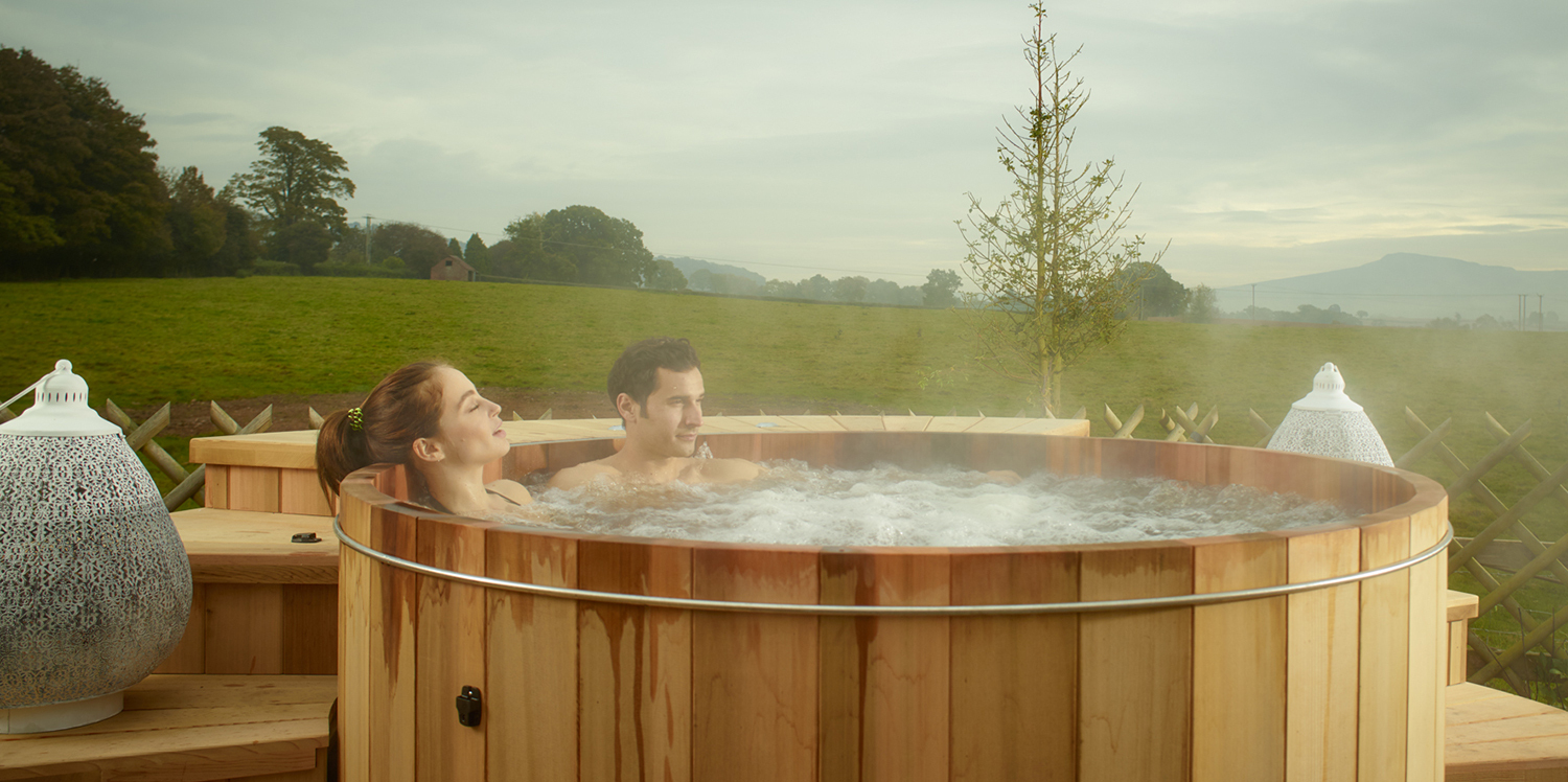 Fishmore hall outdoor hot tub