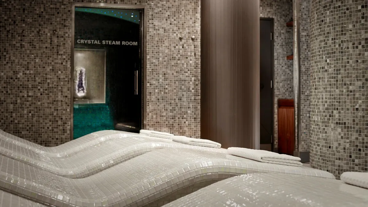 One Spa Tepidarium Beds Crystal Steam Room and Hammam 002