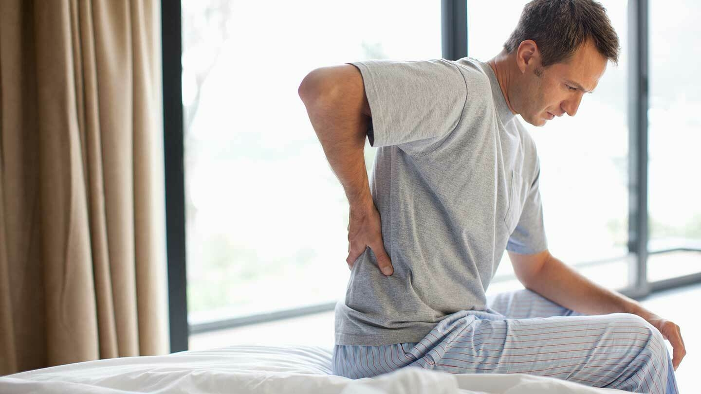 Man back pain